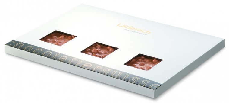 Шоколад молочный в коробке (фундук) LADERACH, 950г