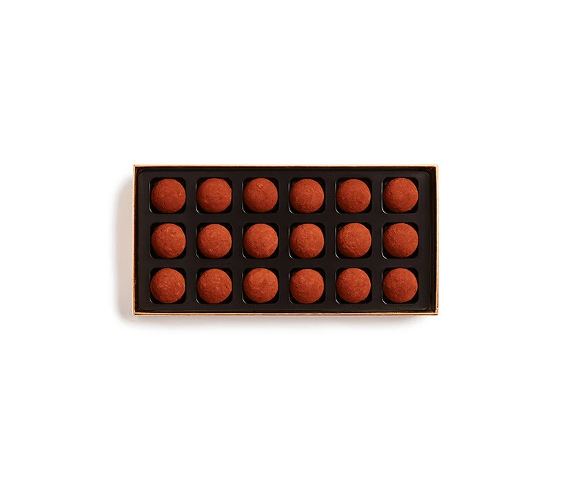 Шоколад PIERRE MARCOLINI, Salted Caramel трюфель соленая карамель 18 шт, 93 гр_1