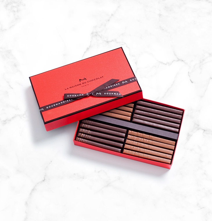 Шоколадные конфеты пралине Twigs Gift Box 20шт LA MAISON, 155гр