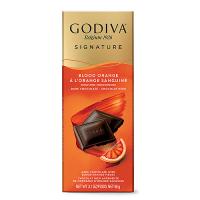 Шоколад темный (красный апельсин) Godiva Signature Tablet : Dark Blood Orange GODIVA, 90 гр