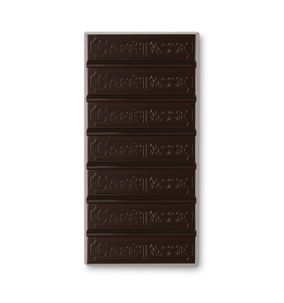 Шоколад темный Dark chocolate family bar 77% CAFE-TASSE, 85г