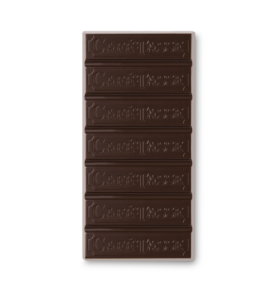 Шоколад темный (кофе) Dark chocolate family bar with Coffee from Kenya CAFE-TASSE, 85г