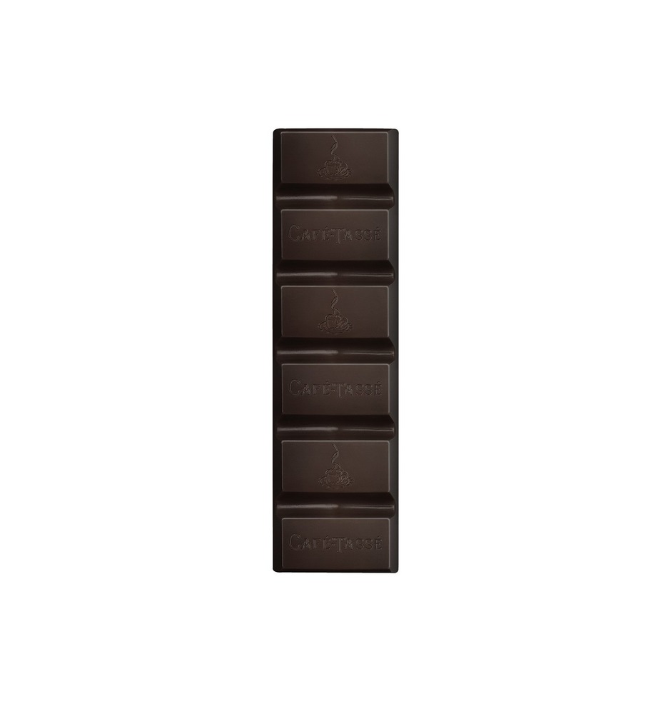 Шоколад темный (лесной орех) Dark chocolate bar filled with Hazelnut praline CAFE-TASSE, 45г