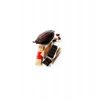 Шоколад темный Dark chocolate bar 77% with Cocoa nibs CAFE-TASSE, 45г_1