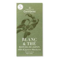Шоколад белый (японская матча) White chocolate family bar with Japanese Matcha Tea CAFE-TASSE, 85г