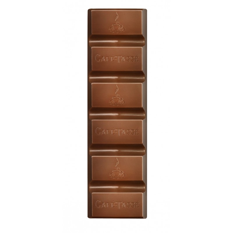 Шоколад молочный (карамель, хрустящий рис) Milk chocolate bar, Caramel & Crispy Rice CAFE-TASSE, 45г