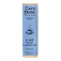 Шоколад молочный (соль) Milk chocolate bar with a Salted Caramel filling CAFE-TASSE, 45г