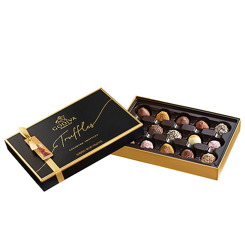 Шоколадные конфеты трюфели Godiva New Signature Truffles 15шт GODIVA, 214г
