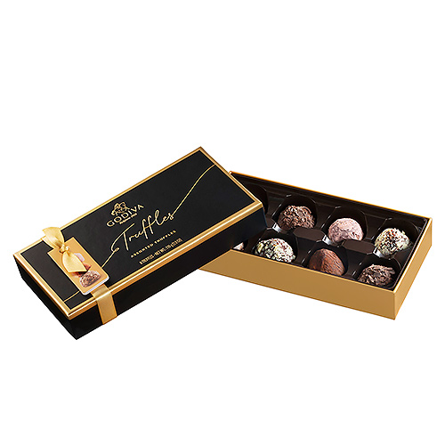 Шоколадные конфеты трюфели Godiva New Signature Truffles 8шт GODIVA, 110г