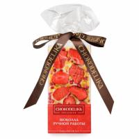 Узорный шоколад (клубника, персик), 50гр