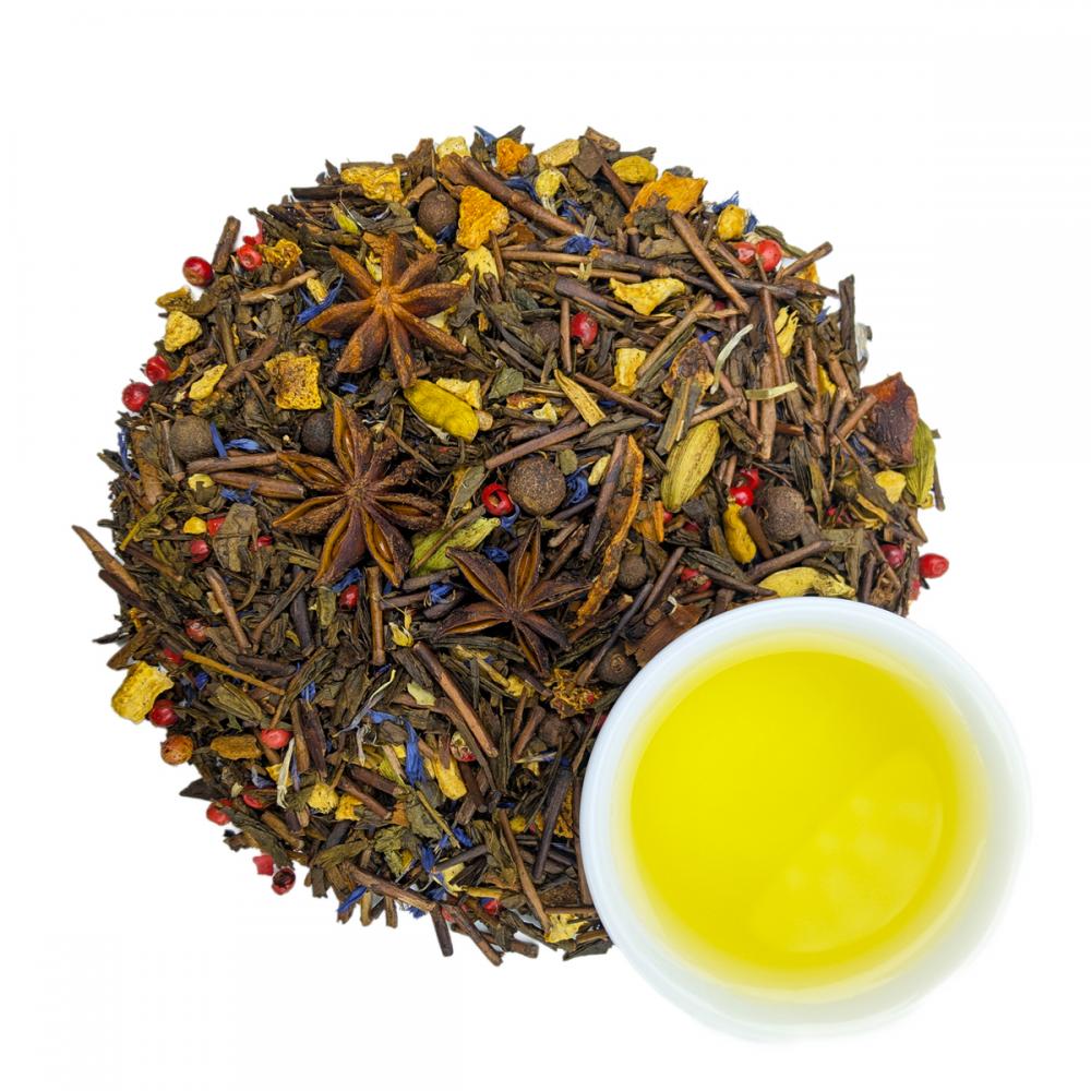 Зеленый чай японский Ходзича Масала