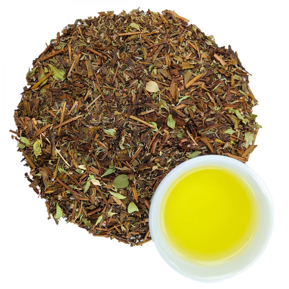 Зеленый чай японский Ходзича с чабрецом