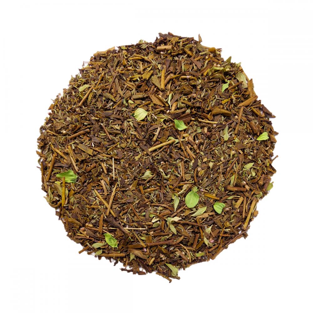 Зеленый чай японский Ходзича с чабрецом