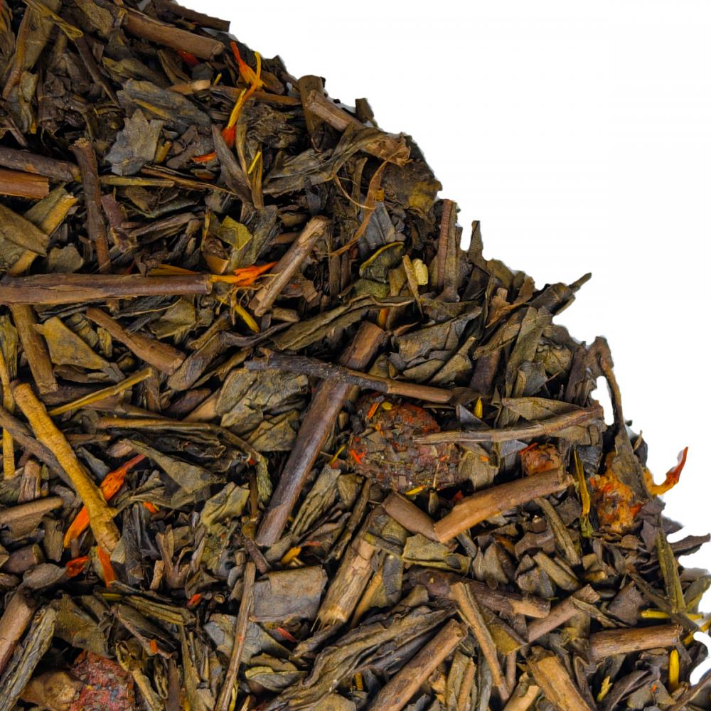 Зеленый чай японский Ходзича Клубника