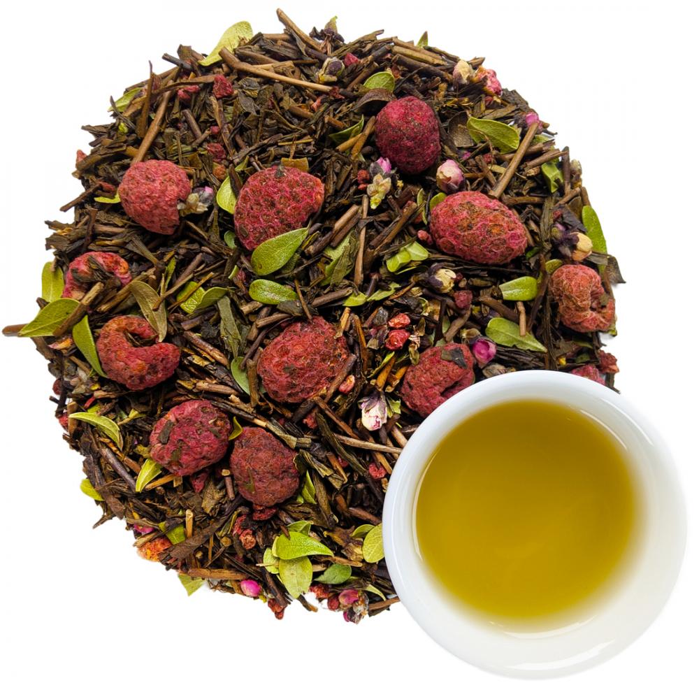 Зеленый чай японский Ходзича Малина