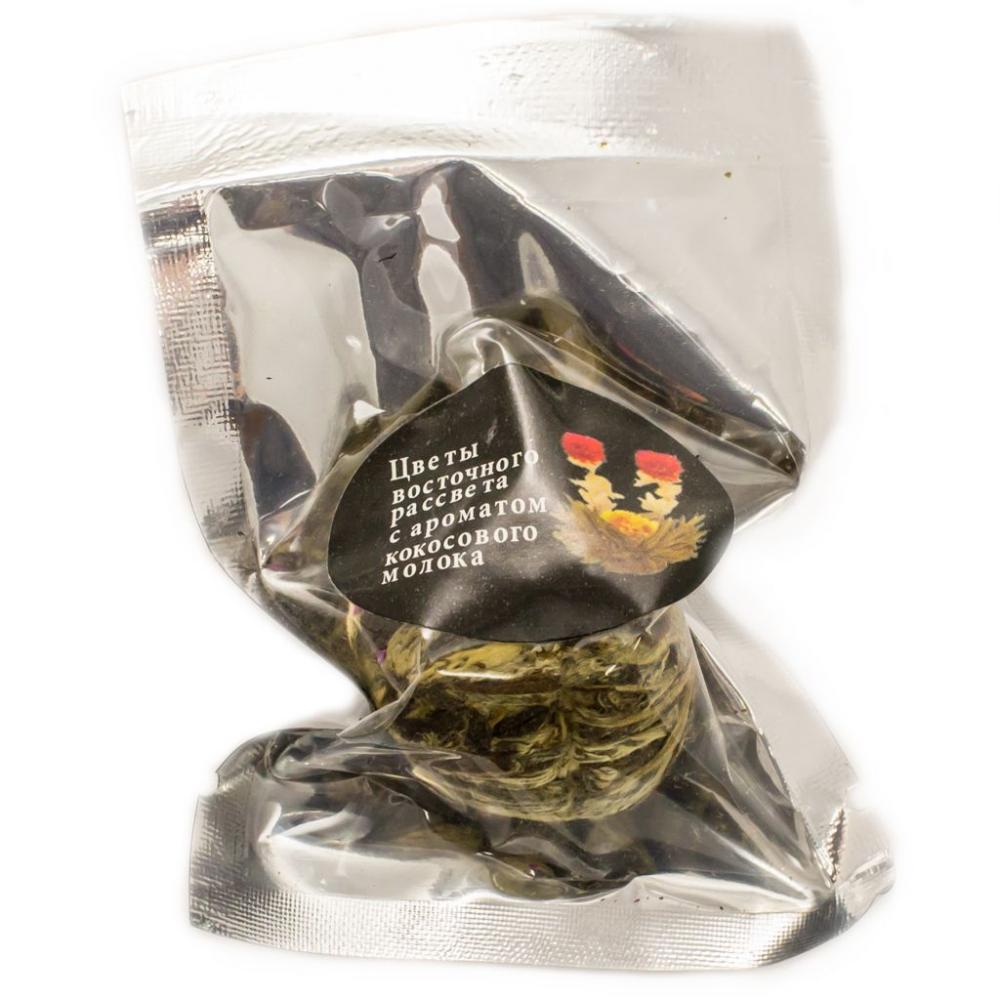 Чай связанный Цветы Восточного Рассвета с ароматом кокосового молока