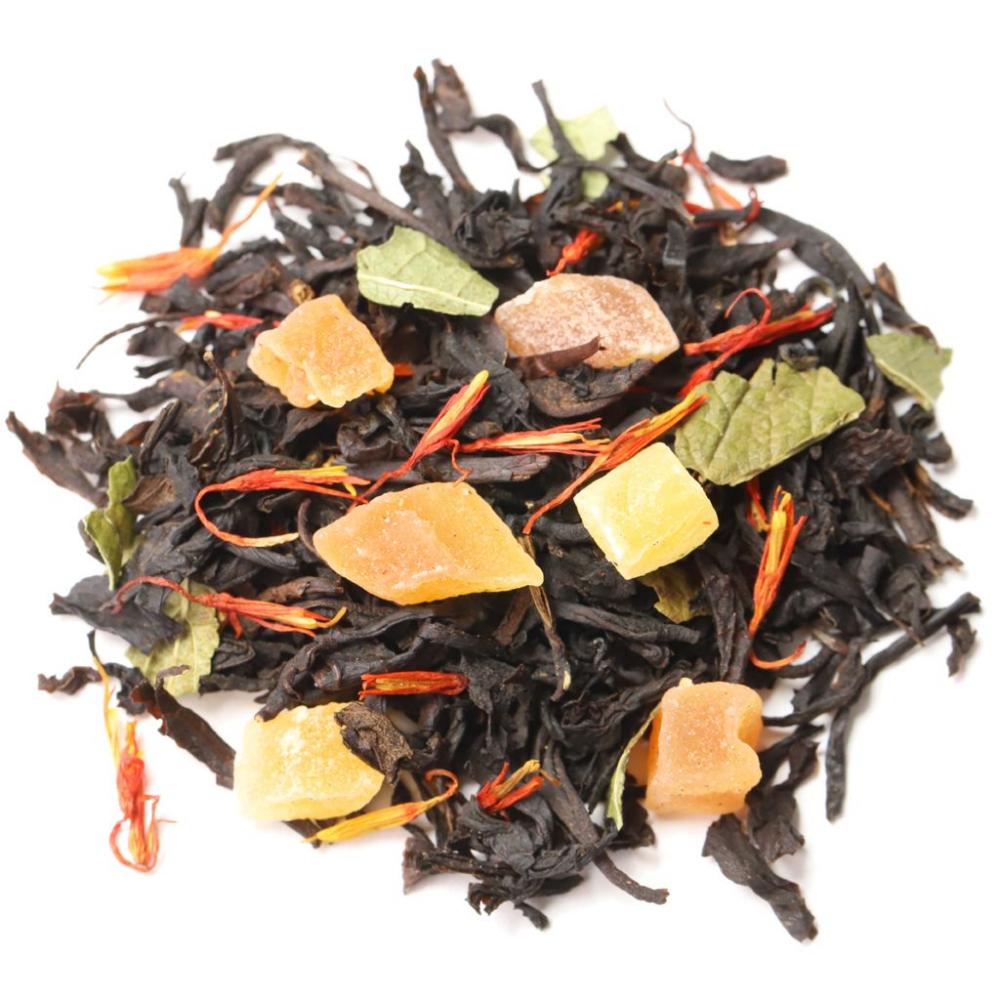 Черный чай с персиком