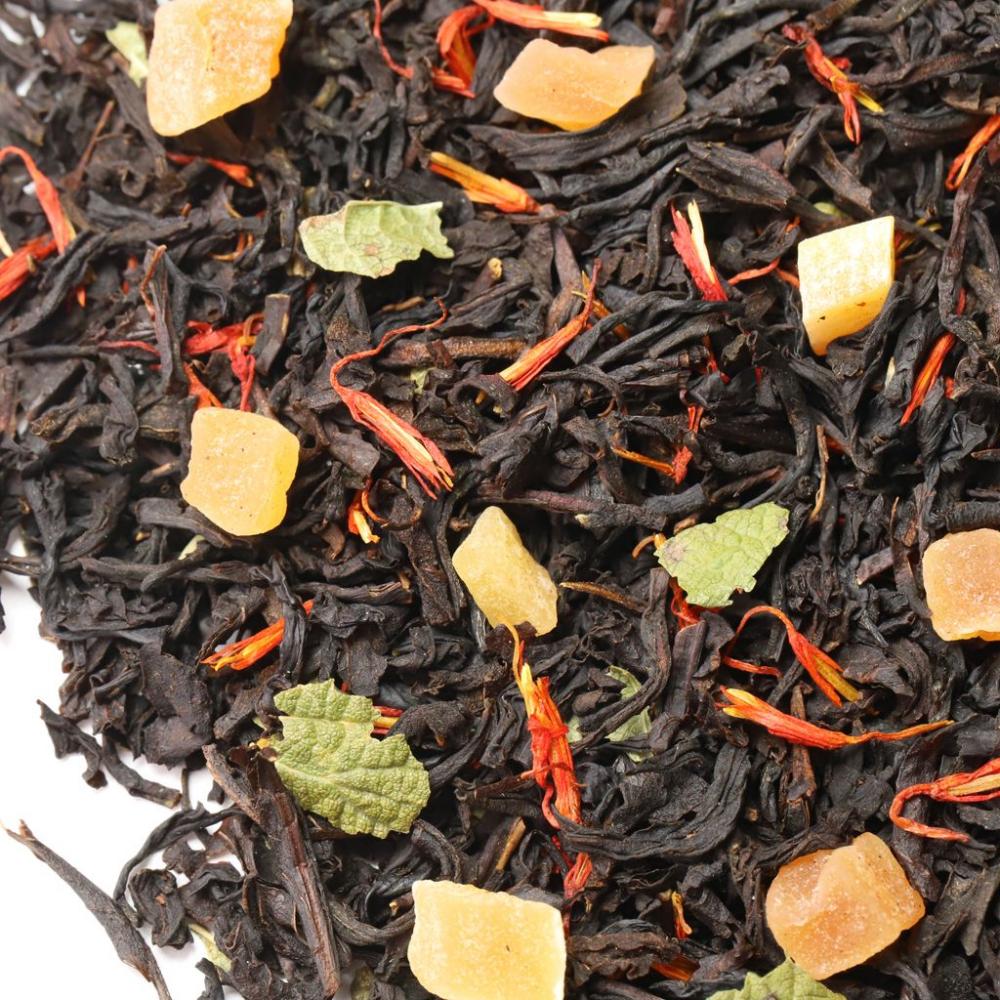 Черный чай с персиком