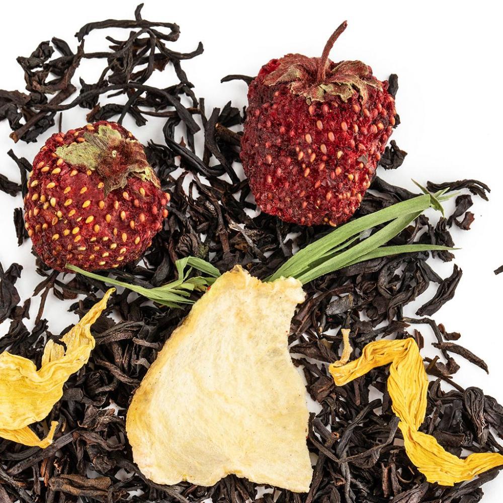 Черный чай Клубника-Дыня