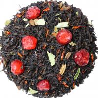 Черный чай Вишневый джем с корицей