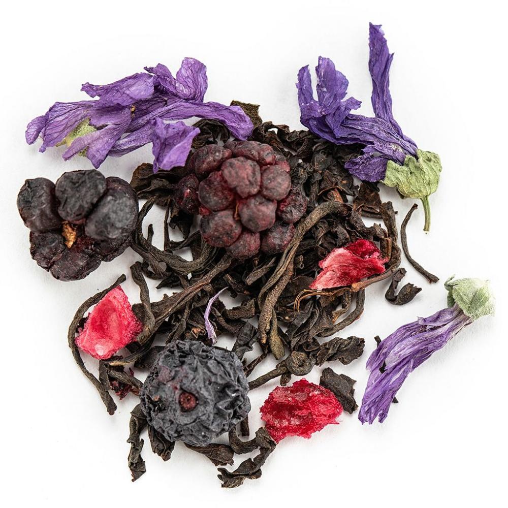 Черный чай Голубика-Ежевика