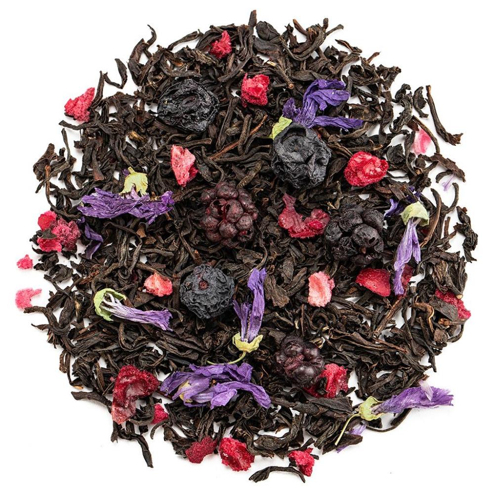 Черный чай Голубика-Ежевика