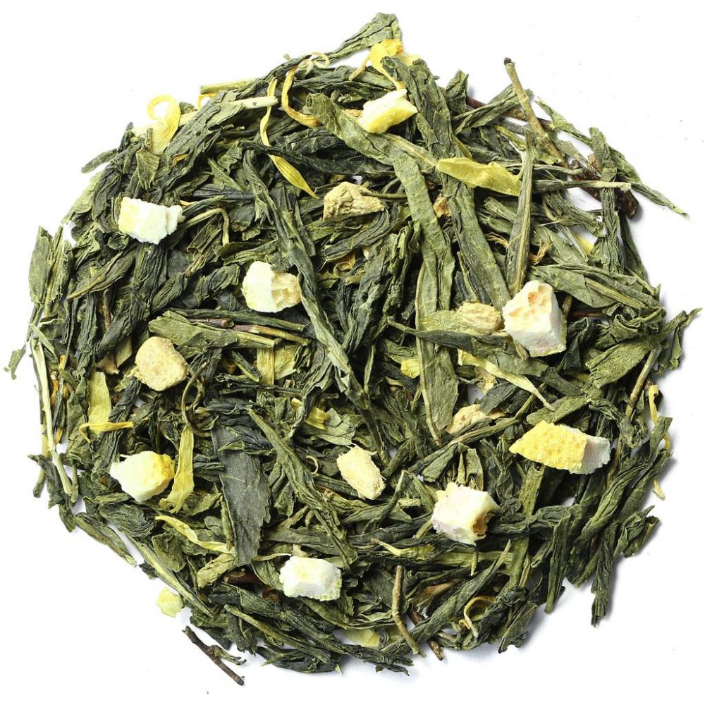 Зеленый чай Лимон с имбирем