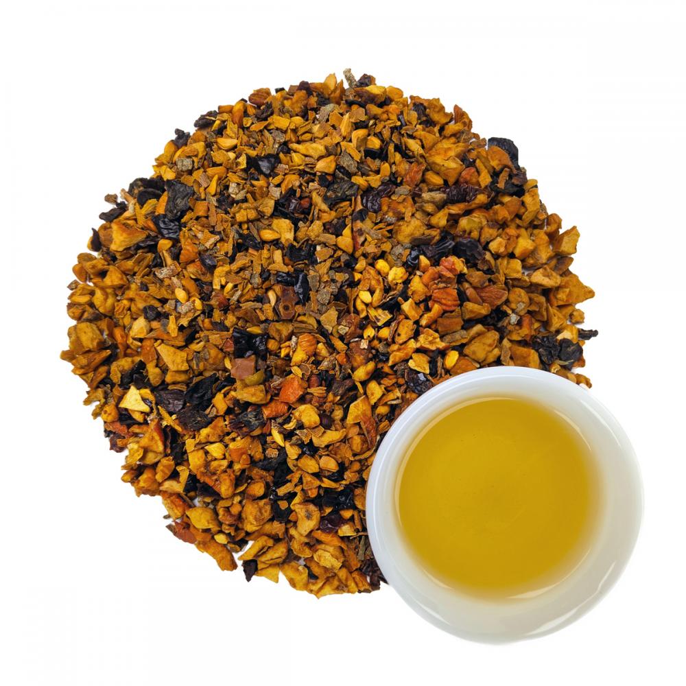 Чай травяной Шиповник Яблоко Корица