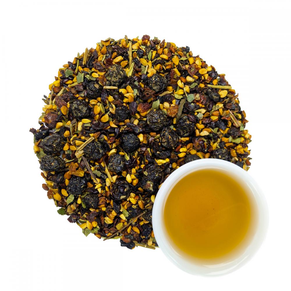 Чай травяной Вишня на шиповнике