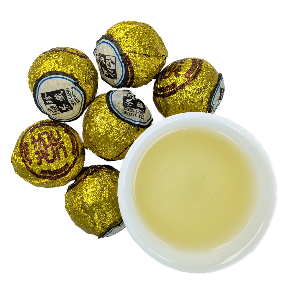 Белый прессованный чай Шоу Мэй многолетний, 5г