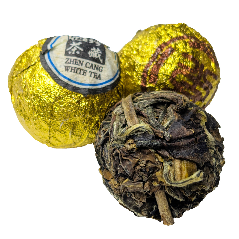 Белый прессованный чай Шоу Мэй многолетний, 5г