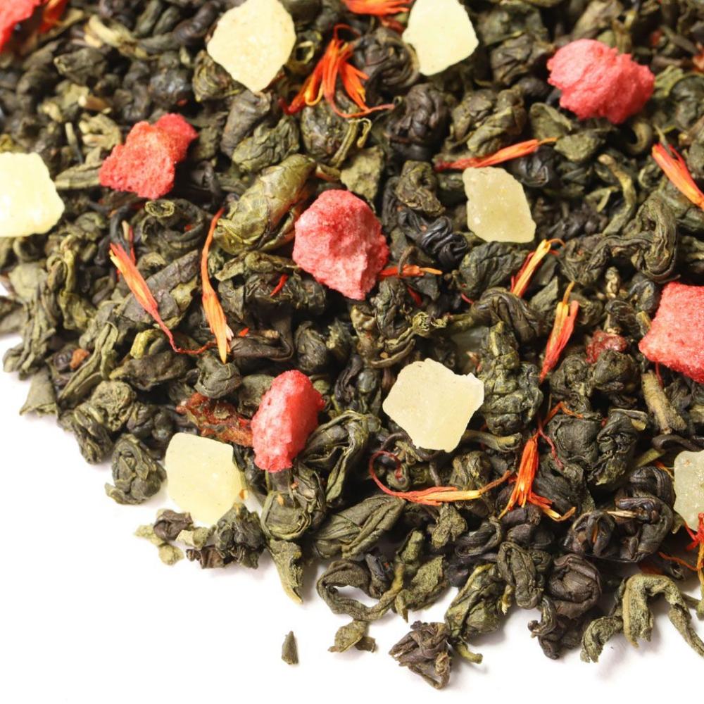 Зеленый чай Земляника со сливками