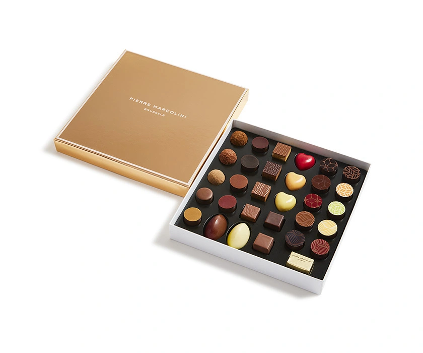 Шоколадные конфеты, пралине Malline Découverte PIERRE MARCOLINI 31шт, 235г
