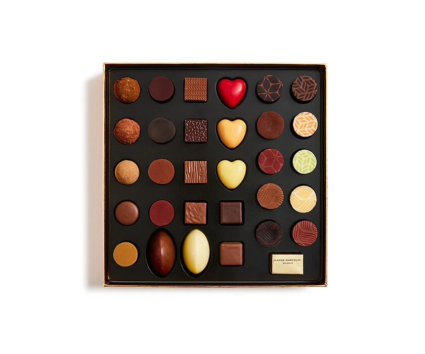 Шоколадные конфеты, пралине Malline Découverte PIERRE MARCOLINI 31шт, 235г