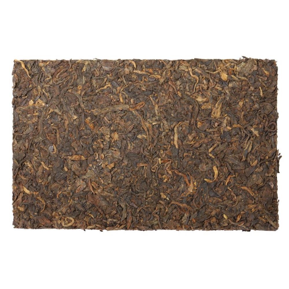 Шу пуэр Плитка №1 в бамбуковом листе, 230-250г