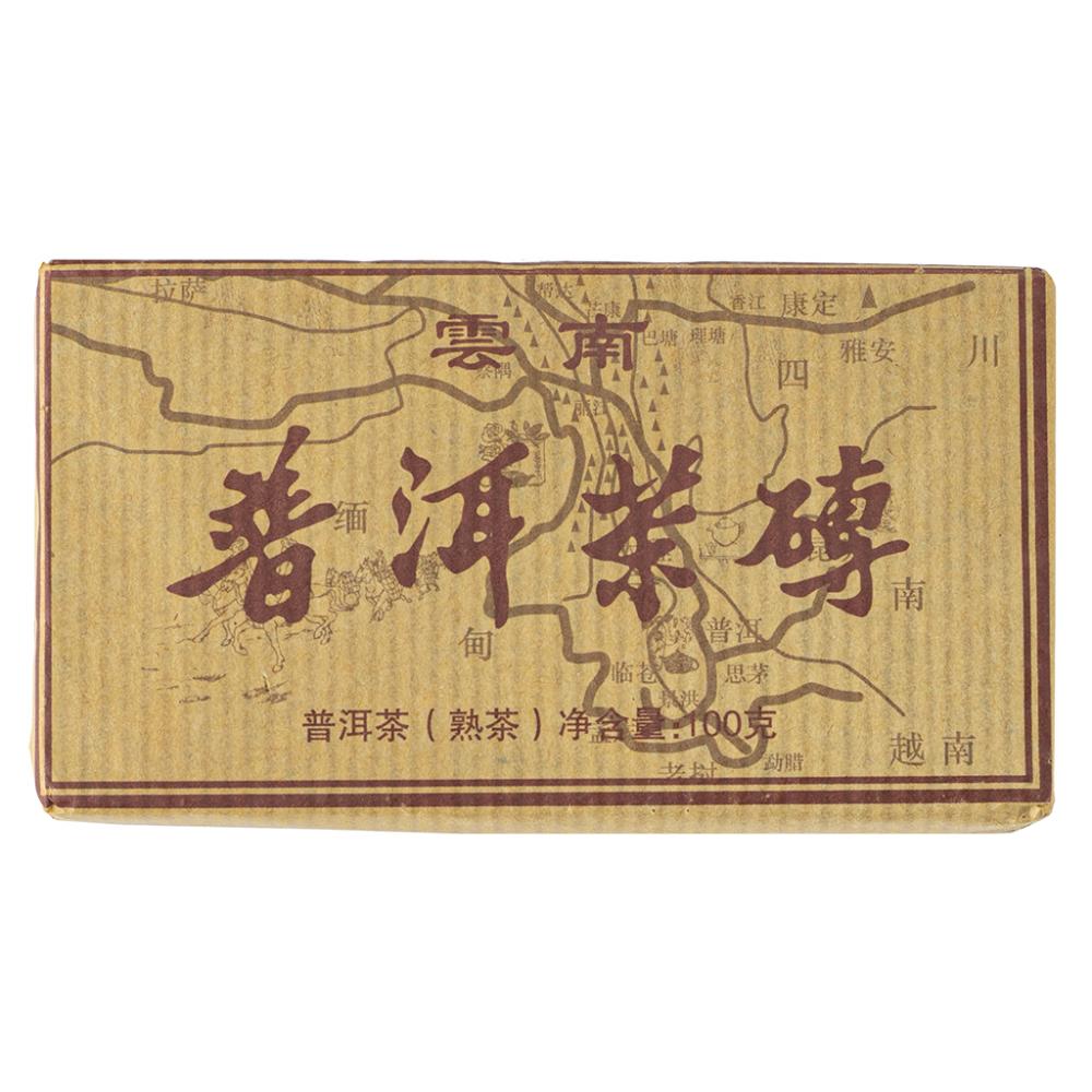 Шу пуэр плитка, 100гр
