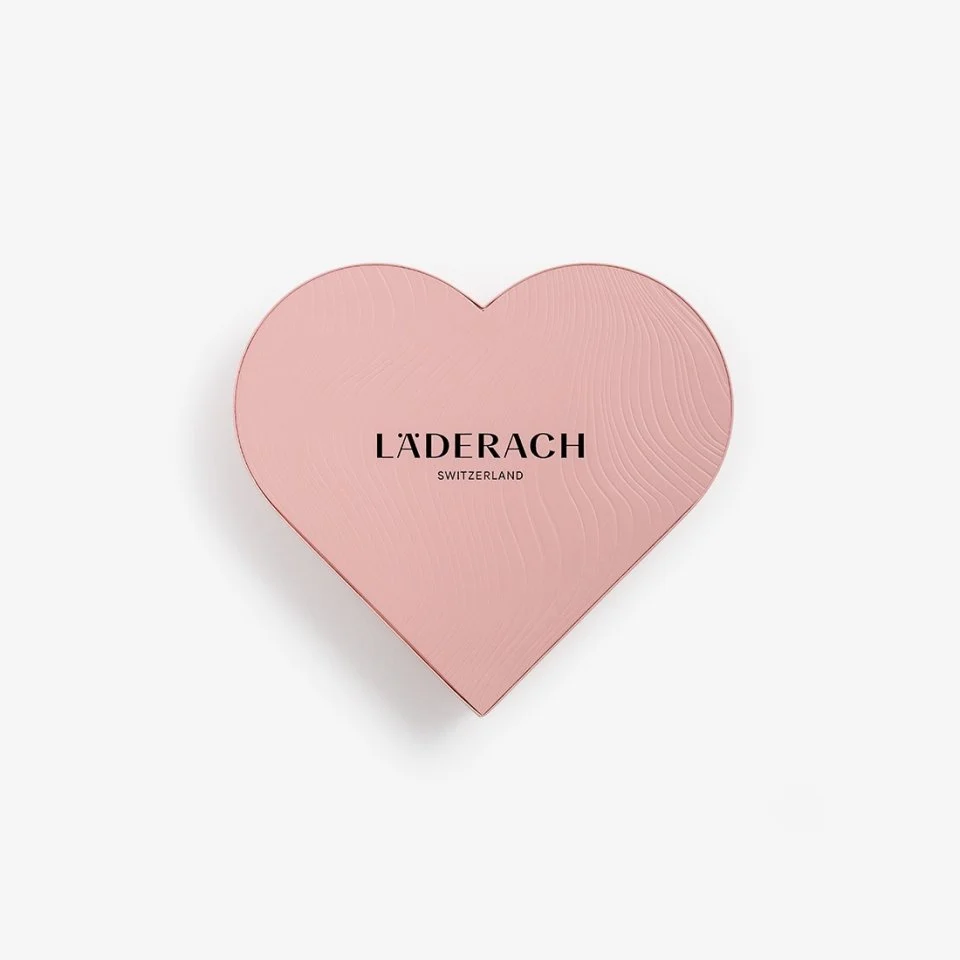 Клубничное пралине, в коробке в форме сердца 16шт, LADERACH, 145г