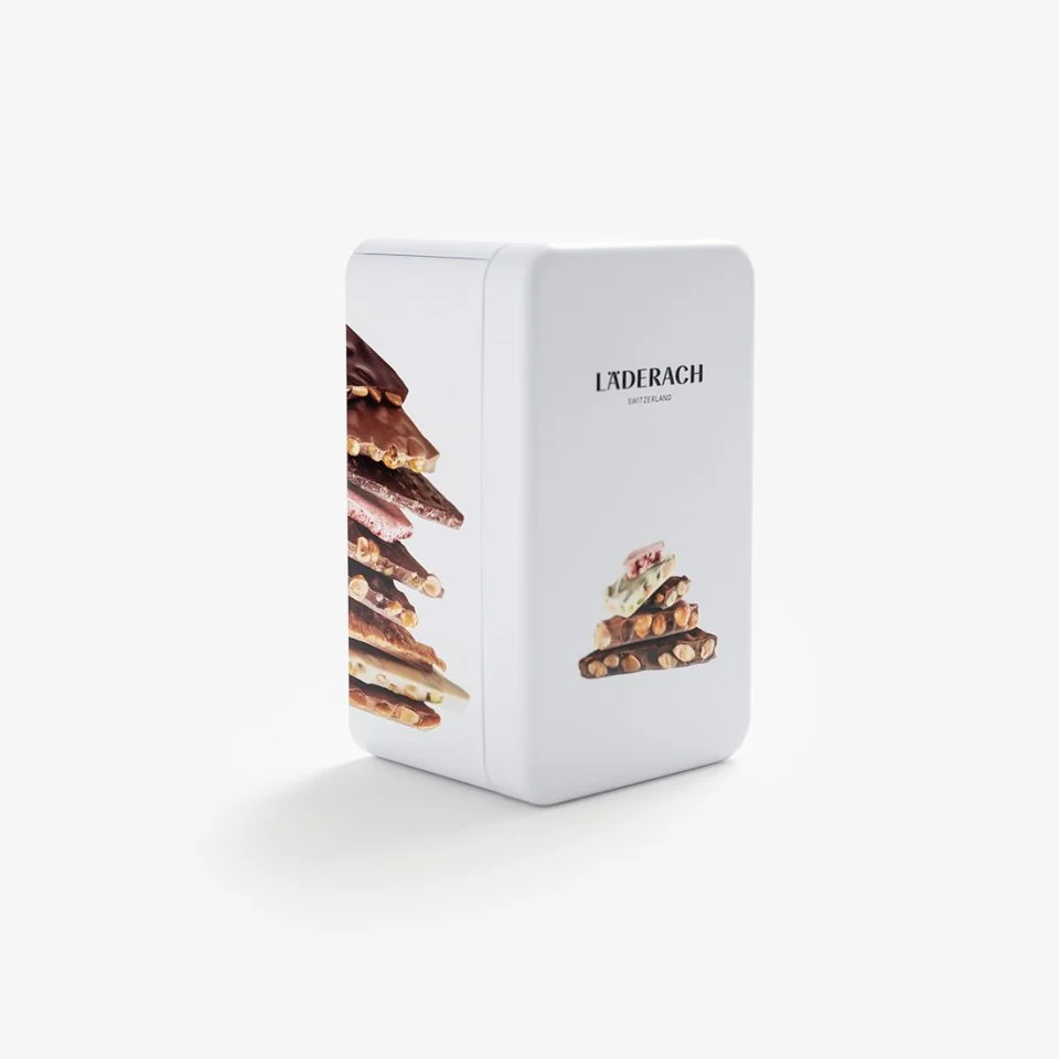 Шоколад mini в жестяной банке 15шт, LADERACH, 420г