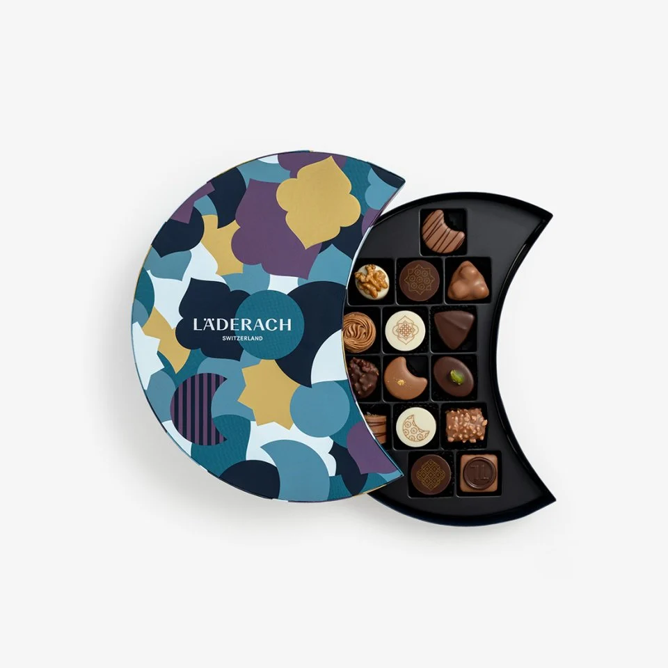 Набор пралине в форме полумесяца LADERACH, 170г