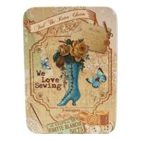 Банка для хранения чая подарочная We Love Sewing, 92х65х28 мм