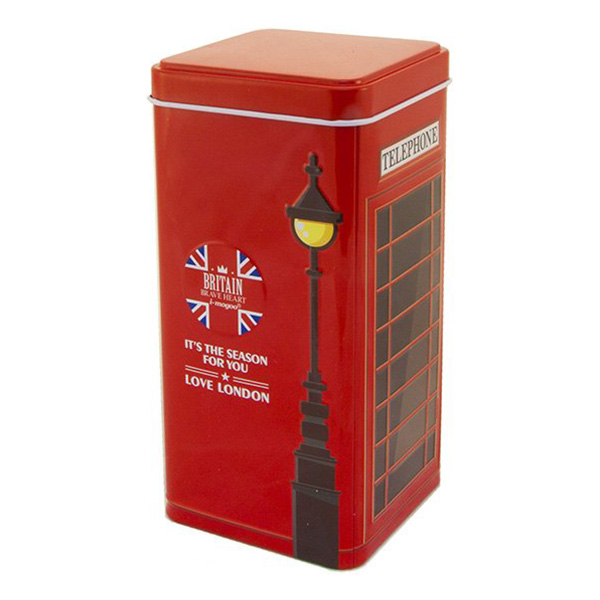 Банка для хранения чая Телефонная будка, 100 г