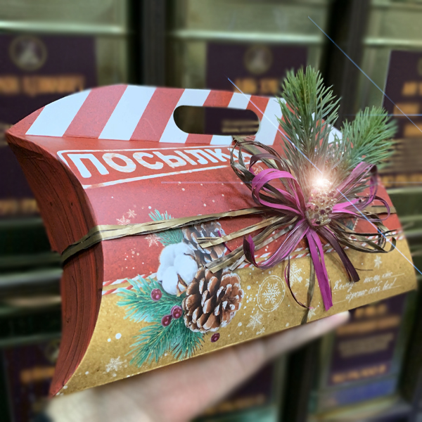 Подарок новогодний "Рождественская посылка"