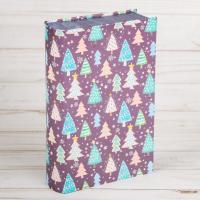 Подарок новогодний книга-шкатулка "Новогодние елочки"_3