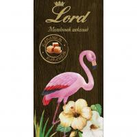 Шоколад молочный карамель LORD, 100г