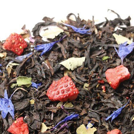 Чай черный Земляника со сливками