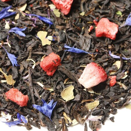 Чай черный Земляника со сливками