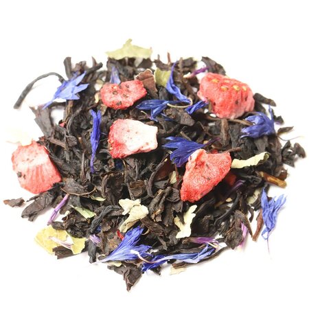 Чай черный Земляника со сливками