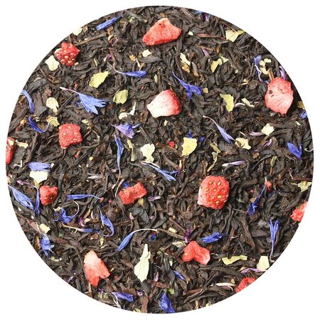 Чай черный Земляника со сливками